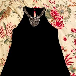 Black cocktail dress.